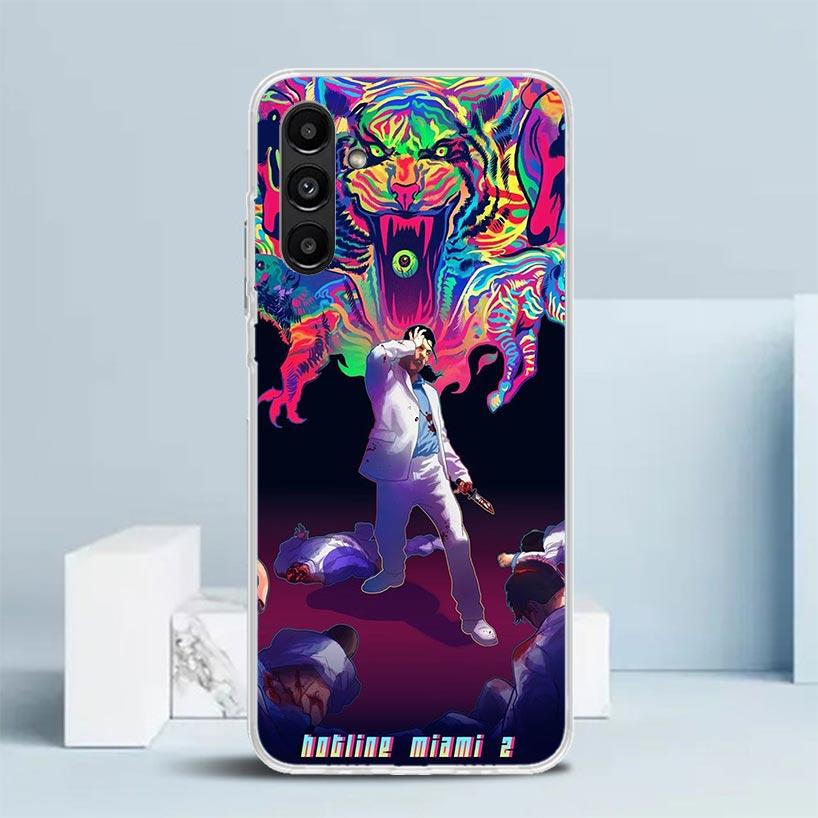 Игровой чехол Hotline Miami для Samsung Galaxy A17 A37 A57 A16 A26 A36 A56 A15 A14 A55 Чехол для телефона A13 A53 A25 A35 A24 A34 A23 A33 G