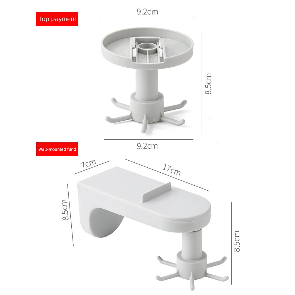 Кухонный поворотный держатель без сверления Органайзер-полка Для ванной