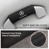 BTY4  2pcs Car Roof Armrest Handle Suede Gloves Protector Accessories For Benz CLK GLC W212 C200 C300 W203 W204 W205 W169 W176 GLC