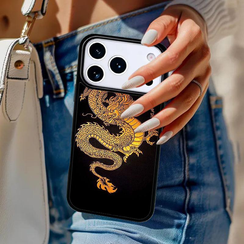 Азиатский китайский дракон Чехол для телефона Для iPhone 17 Air 14 15 13 12 Max Чехол Для Apple 14 15 16 16e 11 Pro Max Plus Coque