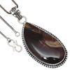 Pendant Designer Jasper Gemstone Valentine'Day Ethnic Silver Jewelry 2.5"