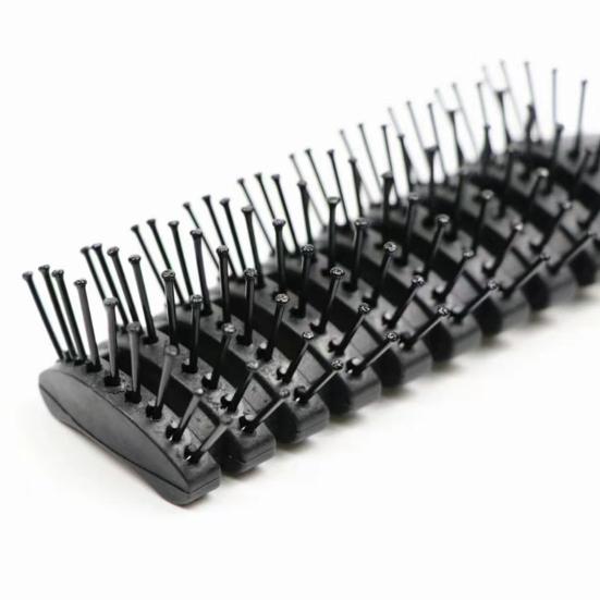 Men Vented Hair Brush Portable Anti-static Blow Drying Hairbrush Professional Hair Styling Detangling Comb with Ergonomic Handle