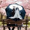 1PC Moonlight Corpse-bride Umbrella-8-Rib Reinforced, Automatic Open, Lightweight & Durable, Cute Fashion Accessory for Outdoor, D2649