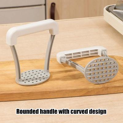 Ручная картофелемялка Пластиковая картофеледавилка Портативный кухонный инструмент для детского питания Фрукты Банан Выпечка