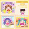 12book Princess Dress Up Stickers Book Makeup Fashion Show Children DIY Handmade Enlightenment Puzzle Cartoon Stickers
