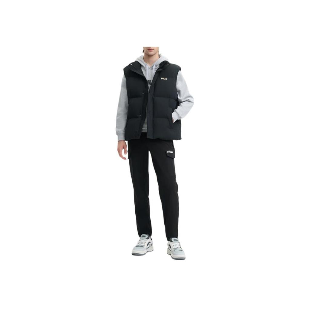 New FILA ORIGINALE Vest Men's Jet Black F51M449903F-BK