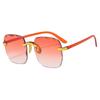 Square Sunglasses Woman Fashion Rimless Gradient Sun Glasses Brand Designer Sun Glasses for Women