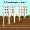Регулятор высоты гольф-ти 5 настроек Прецизионно регулируемый Установка высоты гольф-ти Инструмент-лифт для тренировок на открытом воздухе для стабильных свингов