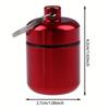 Mini Waterproof Aluminum Alloy Pill Box Case Bottle Cache Drug Holder Container Keychain Storage Tank