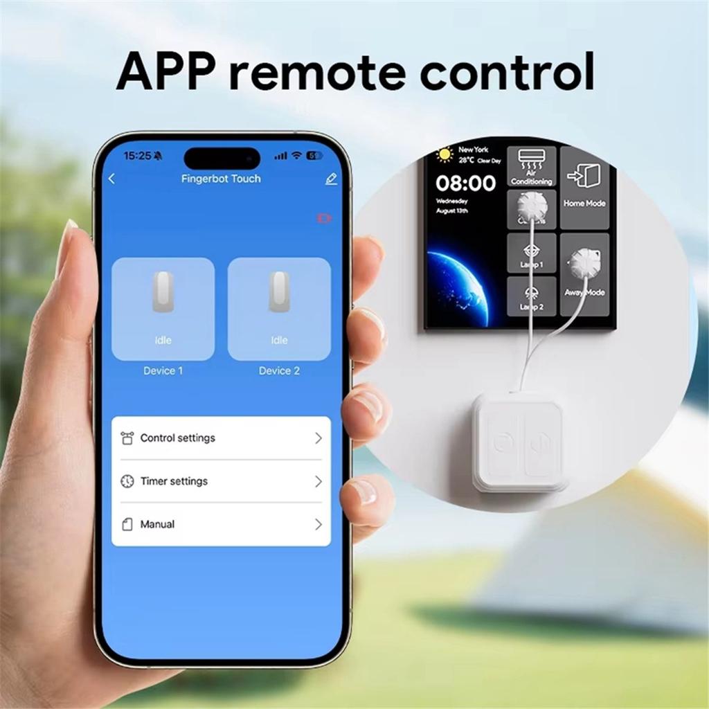 Tuya Fingerbot Сенсорный экран Smart Life BLE Беспроводной сенсорный переключатель Робот-пульт Поддержка голосового помощника умного дома