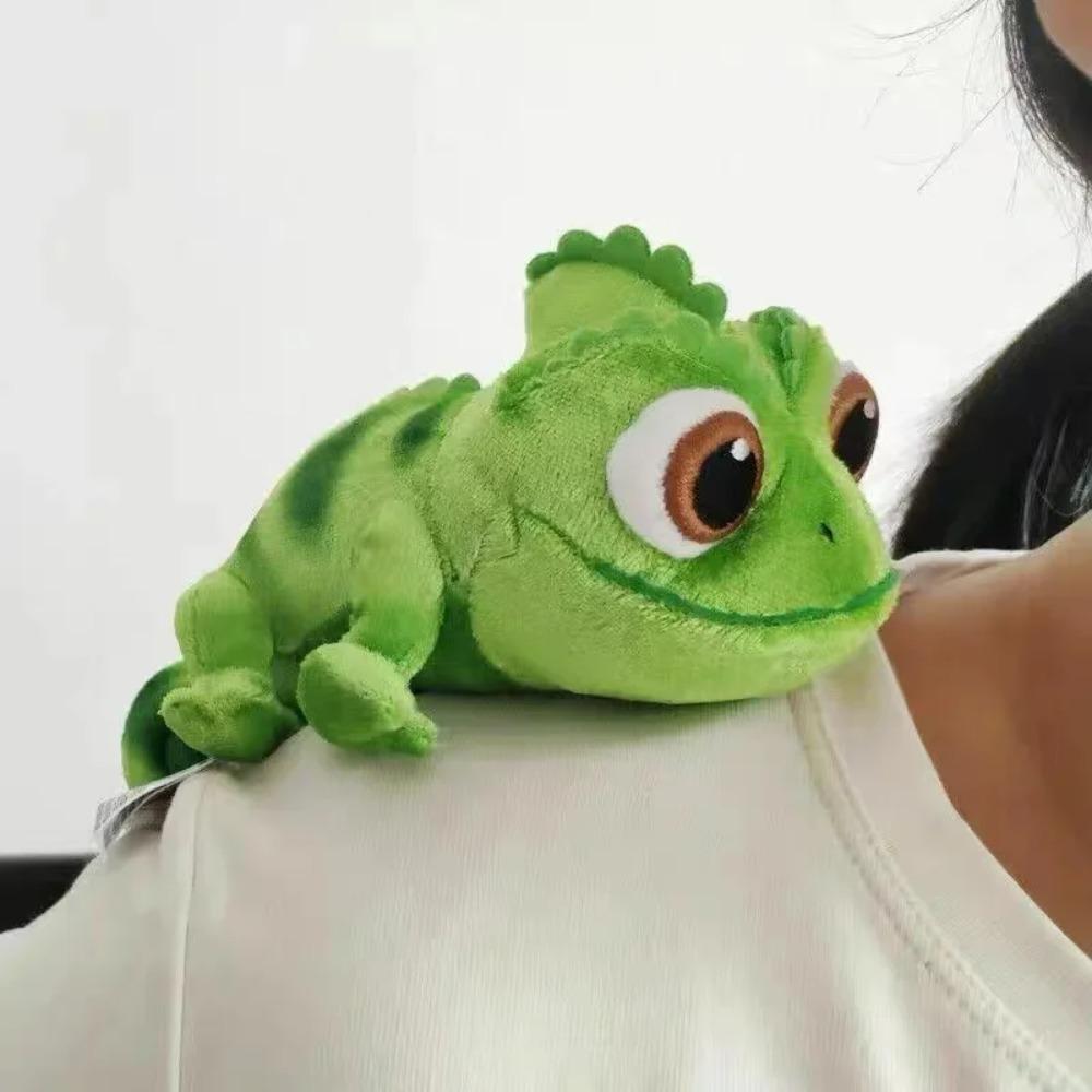 15CM Pascal Rapunzel Chameleon Plush Doll Toy Pascal Stuffed Animals Pascal Rapunzel Shoulder Plush Doll Toys Kid Christmas Gift