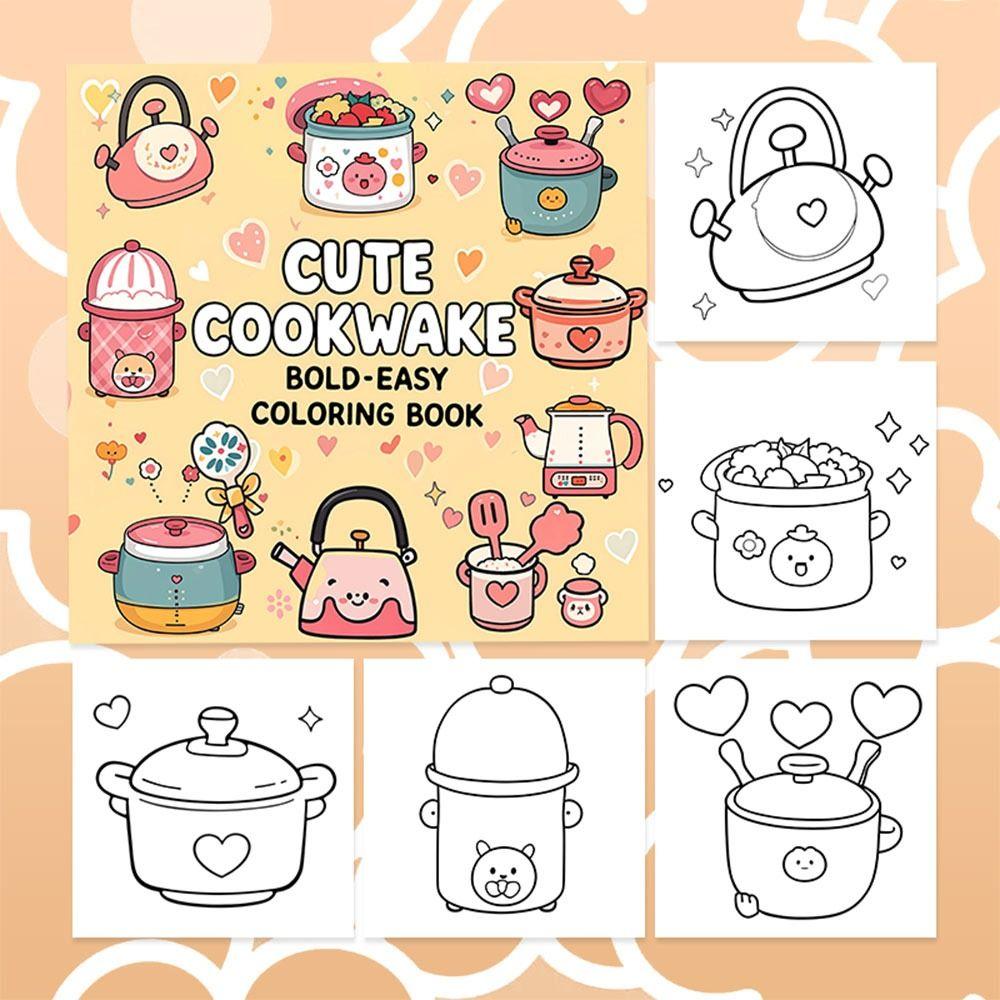 Stress Relief Graffiti Painting Book Educational Paperback Cute Doodles Book for Adults And Teens