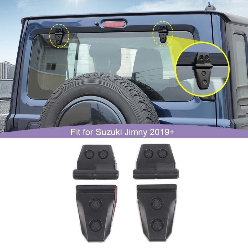Tailgate Glass Hinges Protective Cover For Suzuki Jimny 2019 Up ABS Car Exterior Accessories