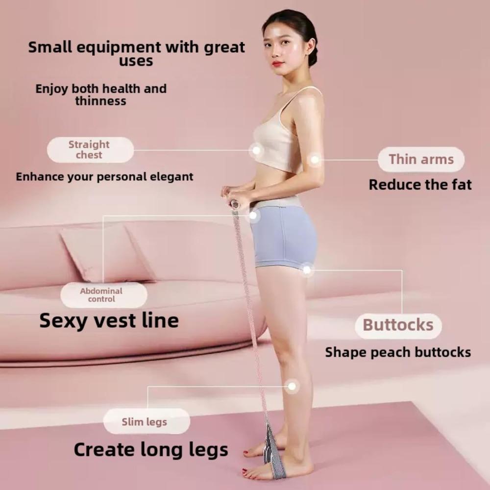 Anti-Broken Sit Up Pull Rope With Handles Full-Body Excercise Band For Strength Training