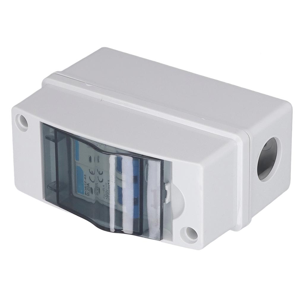 Circuit Breaker MCB PV Combiner Box Waterproof Disconnect Switch 1000V DC 20A with Distribution Box