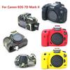 7D Silicone Armor Skin Case Body Cover Protector DSLR Camera Bag For Canon EOS 7D Mark II 2 7D2 7DII