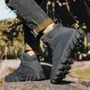 Мужские тактические ботинки Безопасность Охота Походная обувь Высокое качество Пустынные Военные Армейские Водонепроницаемые Ботильоны Бренд Мотоциклетные Альпинистские Ботинки