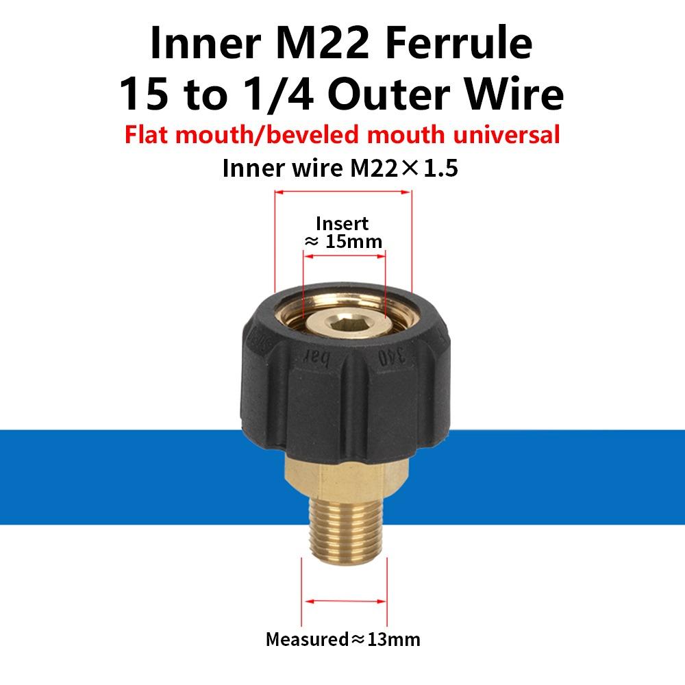 1Pcs Couplers Swivel Pressure Washer Adapter Wash Torch Hose Connector  Home Garden Accessory