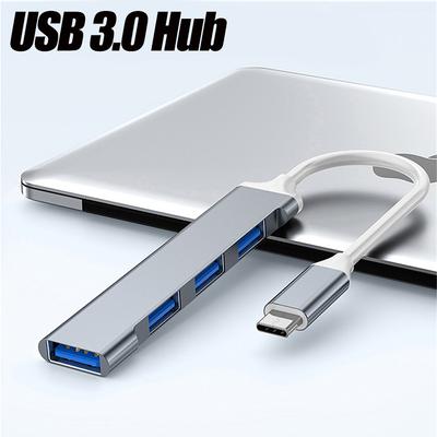 4-портовый концентратор USB 3.0 USB-концентратор Высокоскоростной разветвитель типа c 5 Гбит/с для ПК Компьютерные аксессуары Многопортовый концентратор 4 порта USB 3.0 2.0