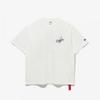 New Era Mlb La Dodgers Cheering Food T shirT Off whiTe
