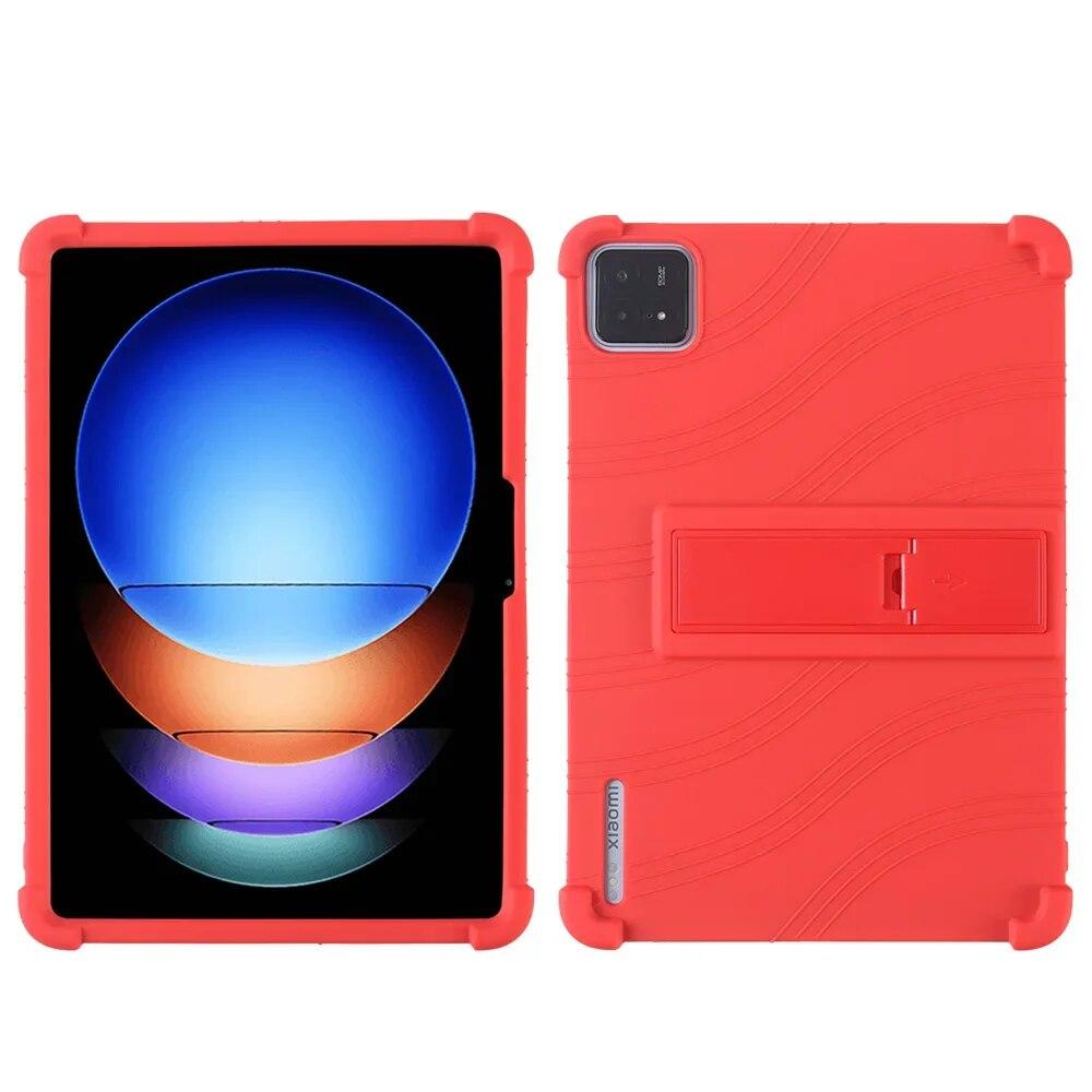 Для Xiaomi Mi Pad 6S Pro 12,4 чехол для планшета противоударный чехол для планшета Teclast мягкая силиконовая подставка защитная оболочка