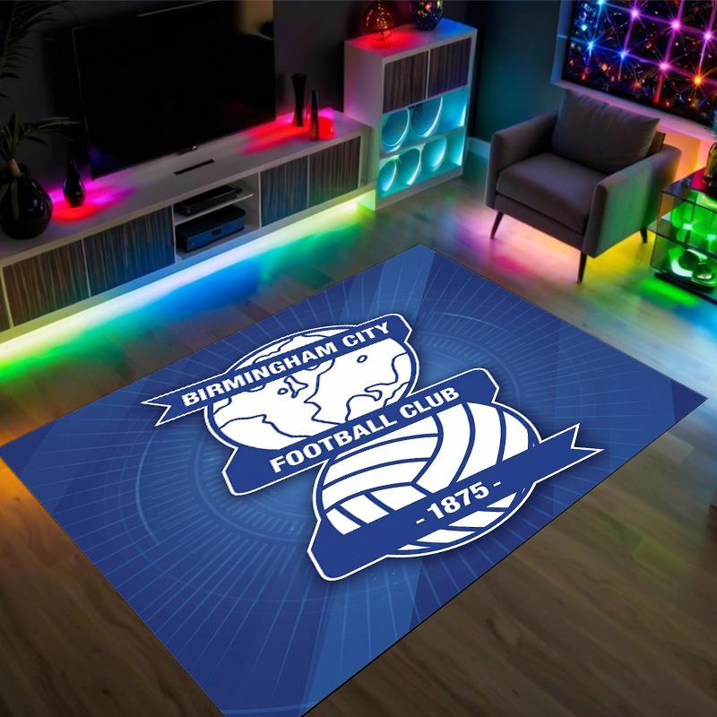 Birmingham City Design Crystal Velvet Carpet Cozy Non?Slip Printed Rug For Bedroom Living Room Entrance