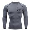 Men Compression Shirt for Workout Quick Dry Eren Yeager Print Top Breathable Sweat Absorbing Fit Fitness T-Shirt Sweat-Resistant