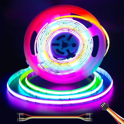 5M/3M WS2811 RGB IC COB адресуемые светодиодные ленты, DC12V, 576 светодиодов/м, Dream Color гибкая подсветка телевизора, украшение для комнаты на вечеринку