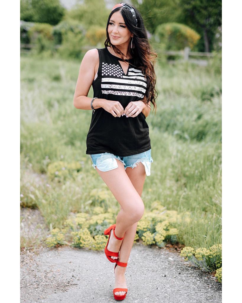 Azura Exchange Майка с принтом американского флага