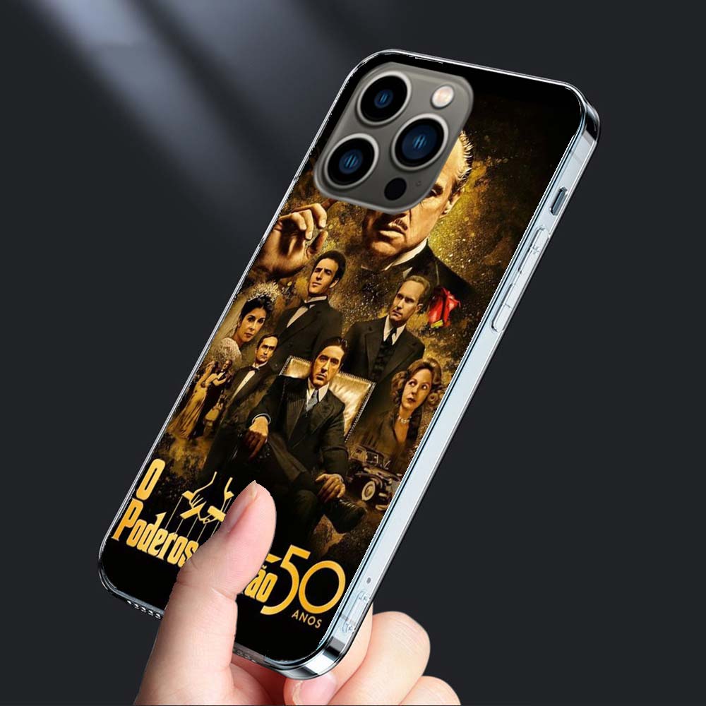 --Чехол для телефона Крестный отец для iPhone 16E 15 Pro 14 Plus 17E 16 17 Pro Max Air 11 12 13 Mini Ударопрочный Capa Милый чехол TPU C