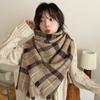 2024 New Imitation Cashmere Scarf Women's Winter Thickened Warm Scarf