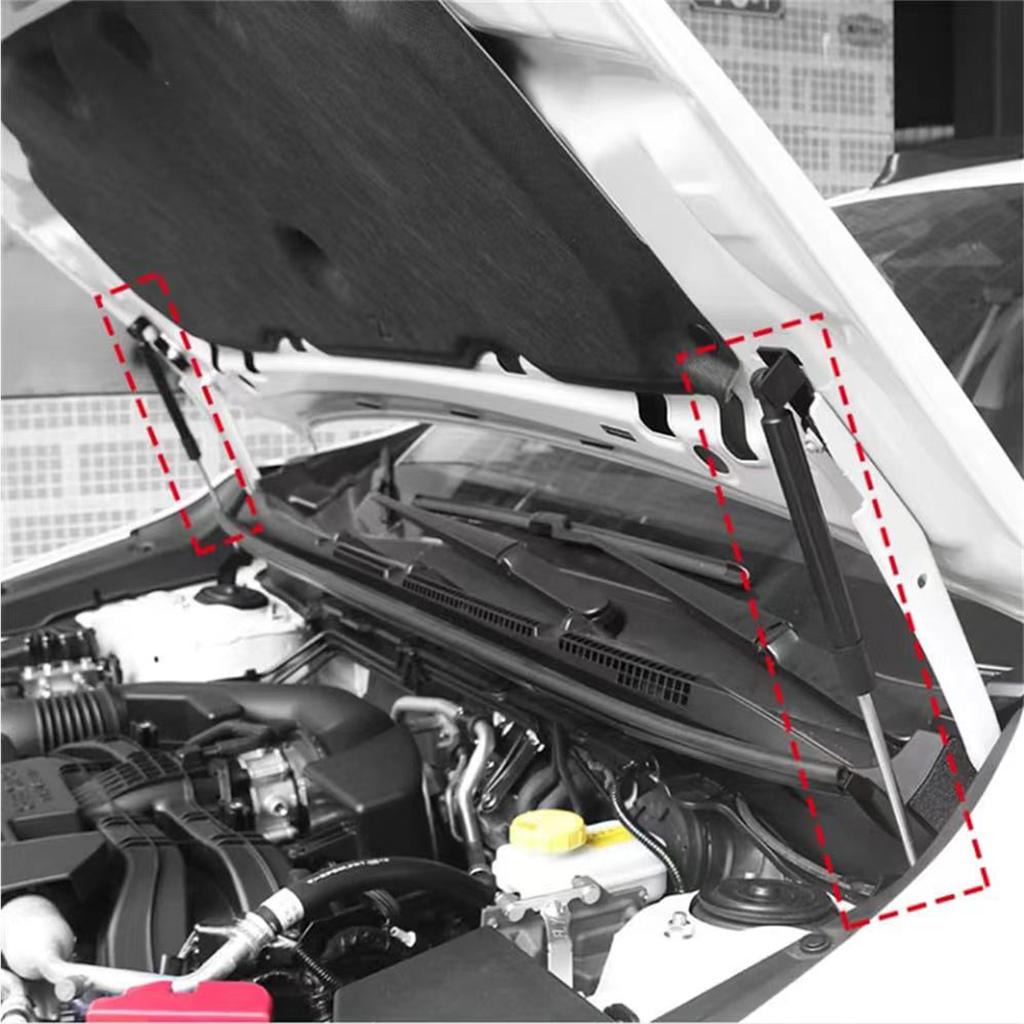 For Subaru Crosstrek GU 2024 2025 Car Accessories Front Hood Struts Shocks Lift Supports Gas Springs Replacement 2pcs