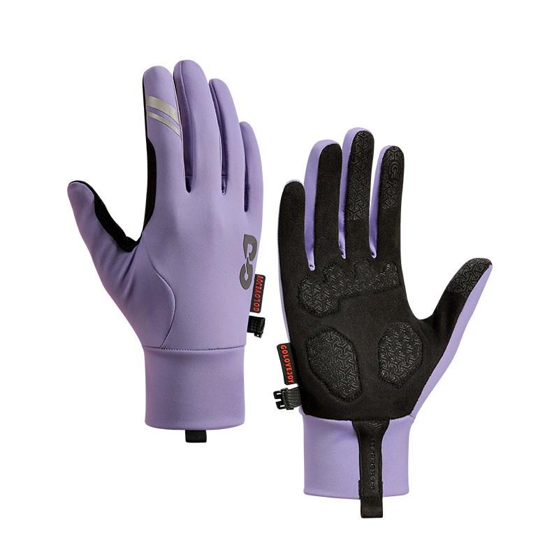 Winter Cycling Gloves Men Women Windproof Warm Fleece-Lined Touchscreen Bike With Anti-Slip Grip DB74