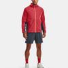 Under Armour Rush Woven Full-Zip Hooded Jacket Мужские куртки красные 1377181-638