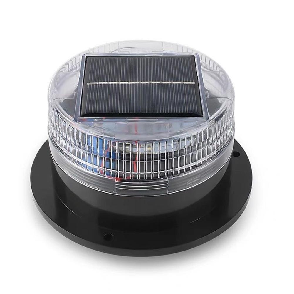 Magnetic Roadblock Light Solar-Powered Strobe Light