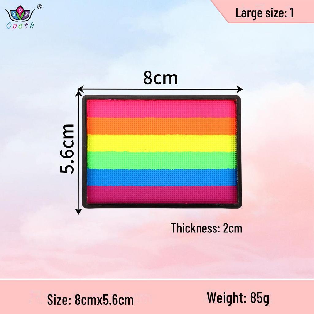 Водорастворимая радужная краска для лица для детей