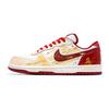 Nike Большие Износостойкие Дышащие Низкие Кеды для Скейтборда Мужские Золотые 355152-150