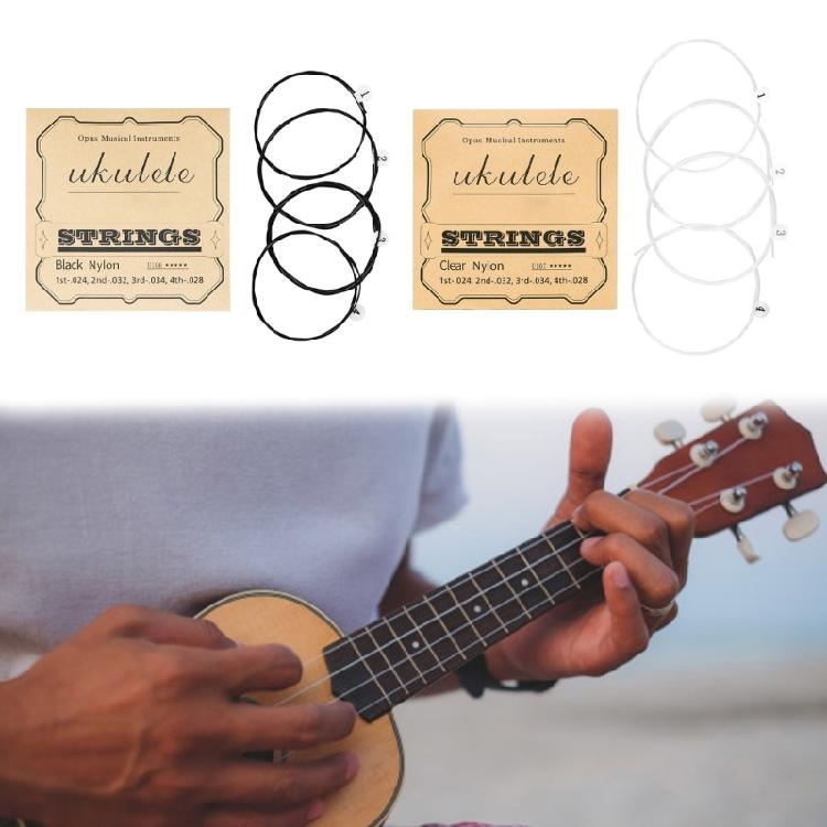 4 Strings Ukulele Strings Accessory for 21/23/26 Inch Ukulele Part Replacement