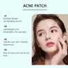 Pimple Patches For Face,Zit Covers,Hydrocolloid Acne Patches Zits Cover Stickers 4 Size With Tea Leaf Oil, Hedyotis Alba Extract