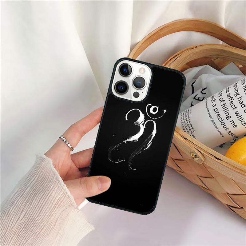 Aum om Намасте Символ Дзен Йога Чехол для телефона Для iPhone 17 Air 16 15 14 11 12 13 Pro MAX Plus coque Чехол Оболочка