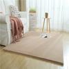 Inyahome Faux Fur Grey Rug for Bedroom Thick Fluffy Rug Non Slip Fuzzy Rabbit Fur Area Rug Shaggy Nursery Indoor Floor Carpet