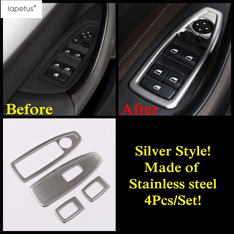 Car Dashboard Air AC Vent / Window Lift / Head Light Lamp Cover Trim Accessories For BMW X1 F48 2016 - / X2 F39 2018 -