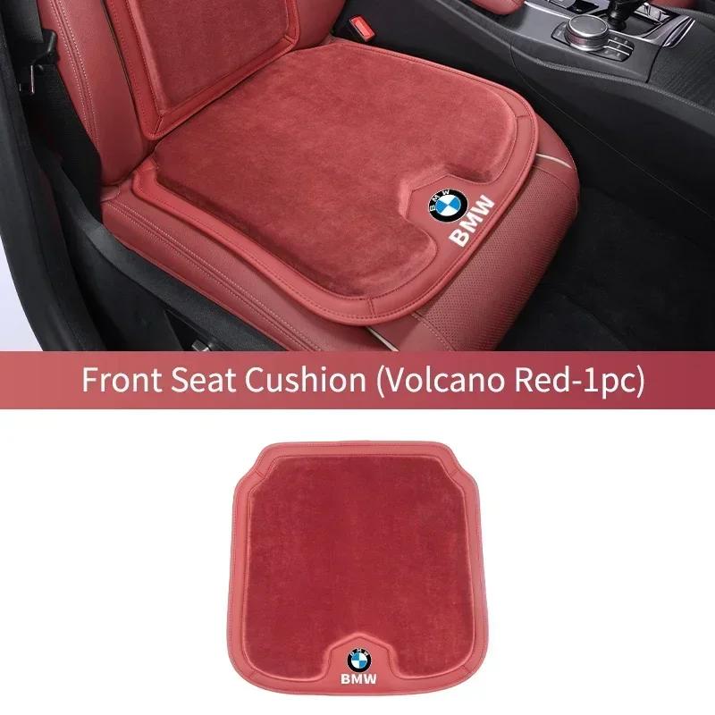 -Зимняя накладка на автомобильное сиденье, фланелевая, теплая, чехол-защита для сиденья автомобиля для BMW 3 5 Серии X1 X3 X5 F10 F30 G01 G05 G32 G20 G30 G60