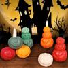 Halloween Creative Handmade Pumpkin Candle Silicone Mold DIY Candle Making Soap Resin Chocolate Beeswax Mold Christmas Gifts