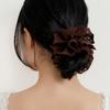 Geegee Floral Lace Hair Scrunchie - Brown