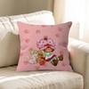 SStrawberry Vintage SShortcake Office Cushion Pillowcase Car Cushion Cover45X45CM Lumbar Pillowcase Sofa Pillowcover