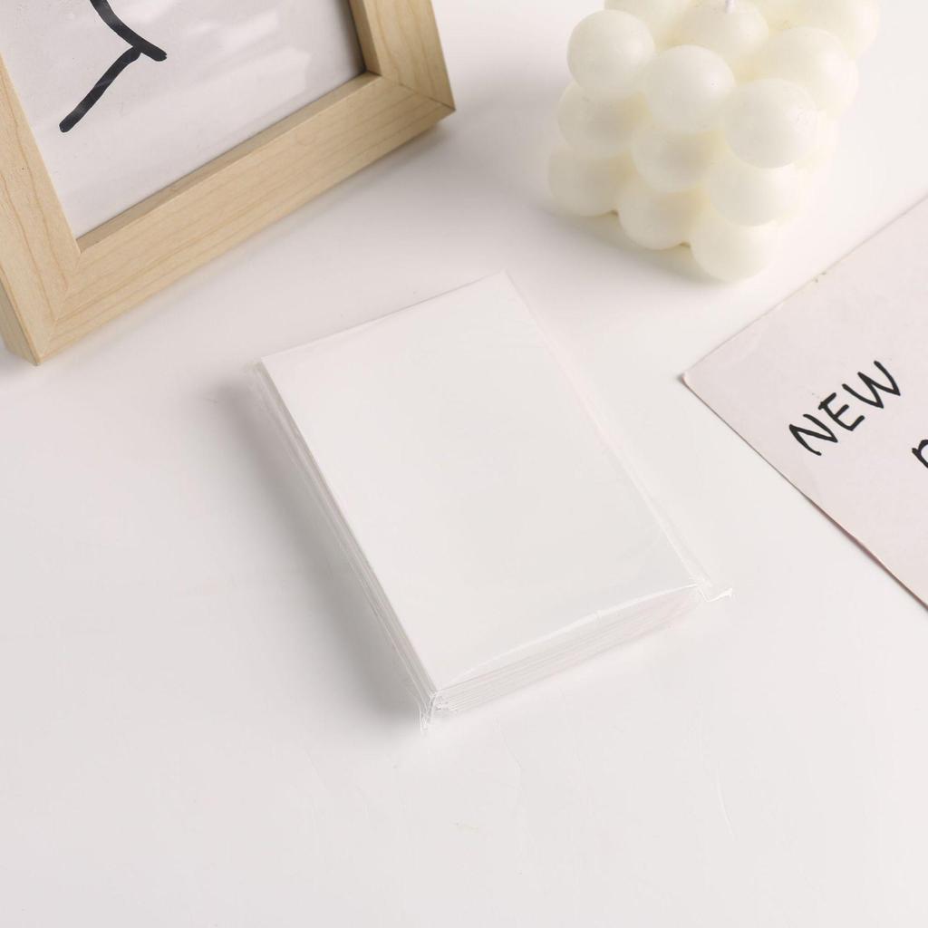 New Macaron 3-Inch Silk Two-Layer Frosted Card Sleeve Album - Small PP Protective Film