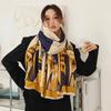 Summer Air-conditioned Room Shawl Autumn and Winter New Double-sided Cashmere Scarf for Women Korean Student Scarf Warm Scarf