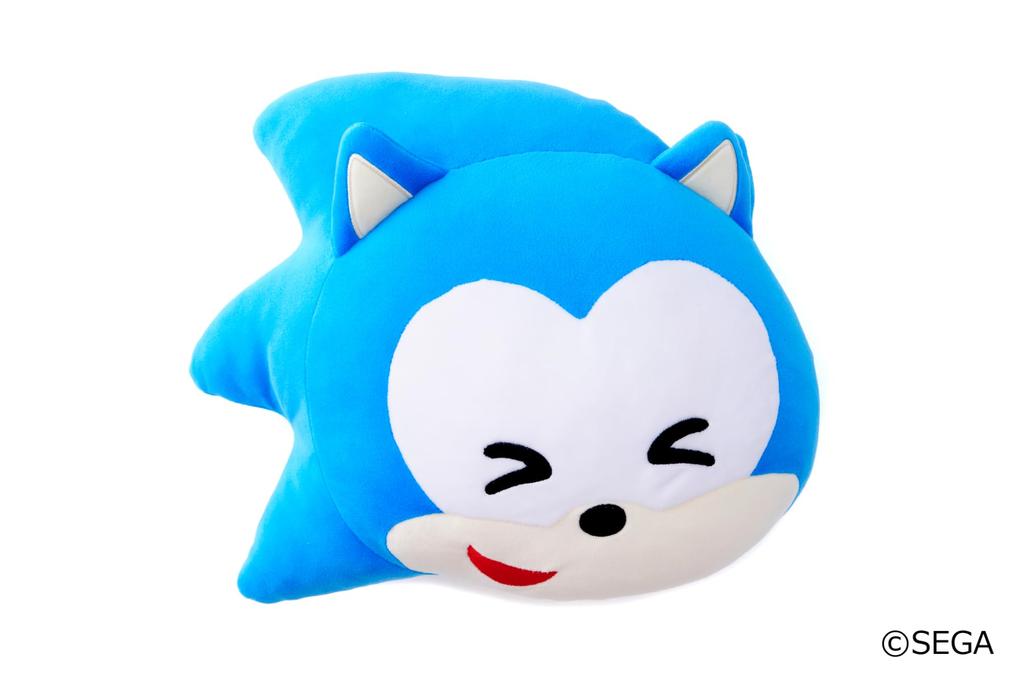 SEGA Fave SONIC FRIENDS Face Cushion Sonic &