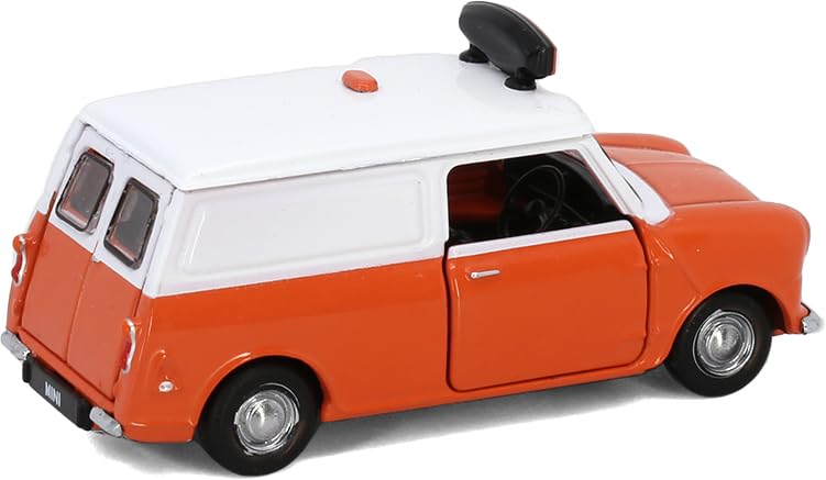 Tiny City Morris Mini Cooper Mk 1 Pantone Color 1/50 (Tigerlily)